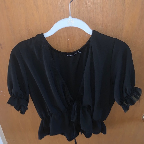 pretty little thing cropped blouse - Picture 3 of 5